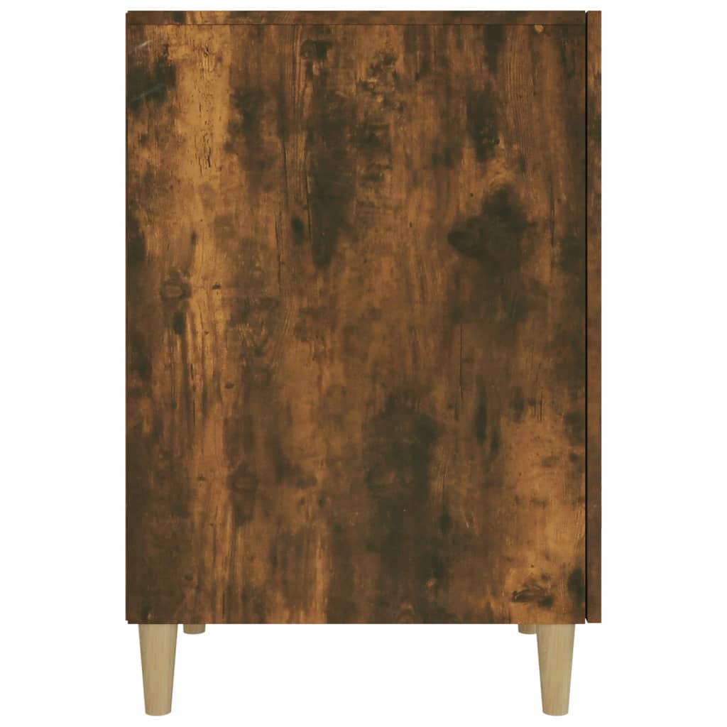vidaXL Psací stůl kouřový dub 140 x 50 x 75 cm kompozitní dřevo