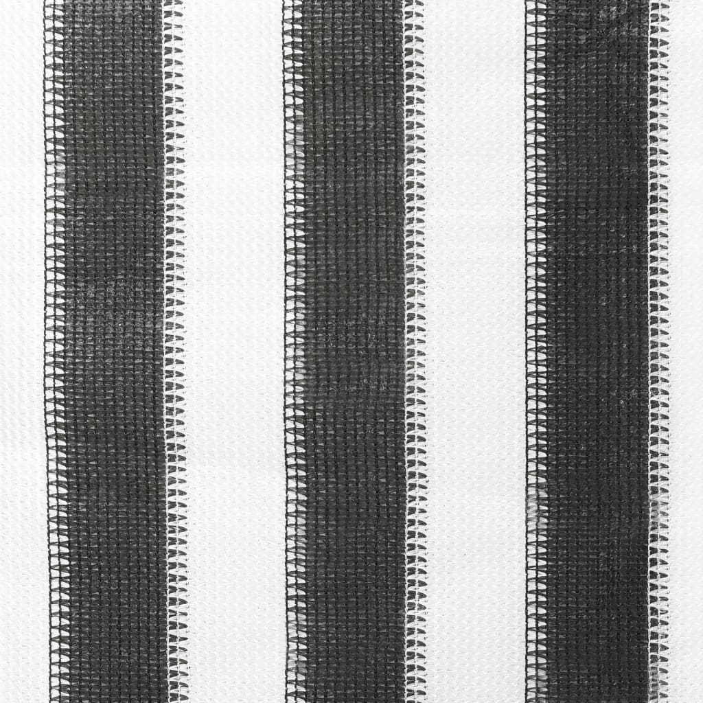 vidaXL Venkovní roleta 60 x 140 cm antracitové a bílé pruhy