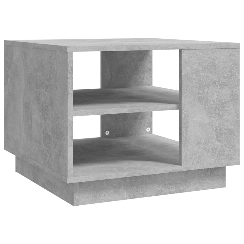 vidaXL Konferenční stolek betonově šedý 55 x 55 x 43 cm dřevotříska