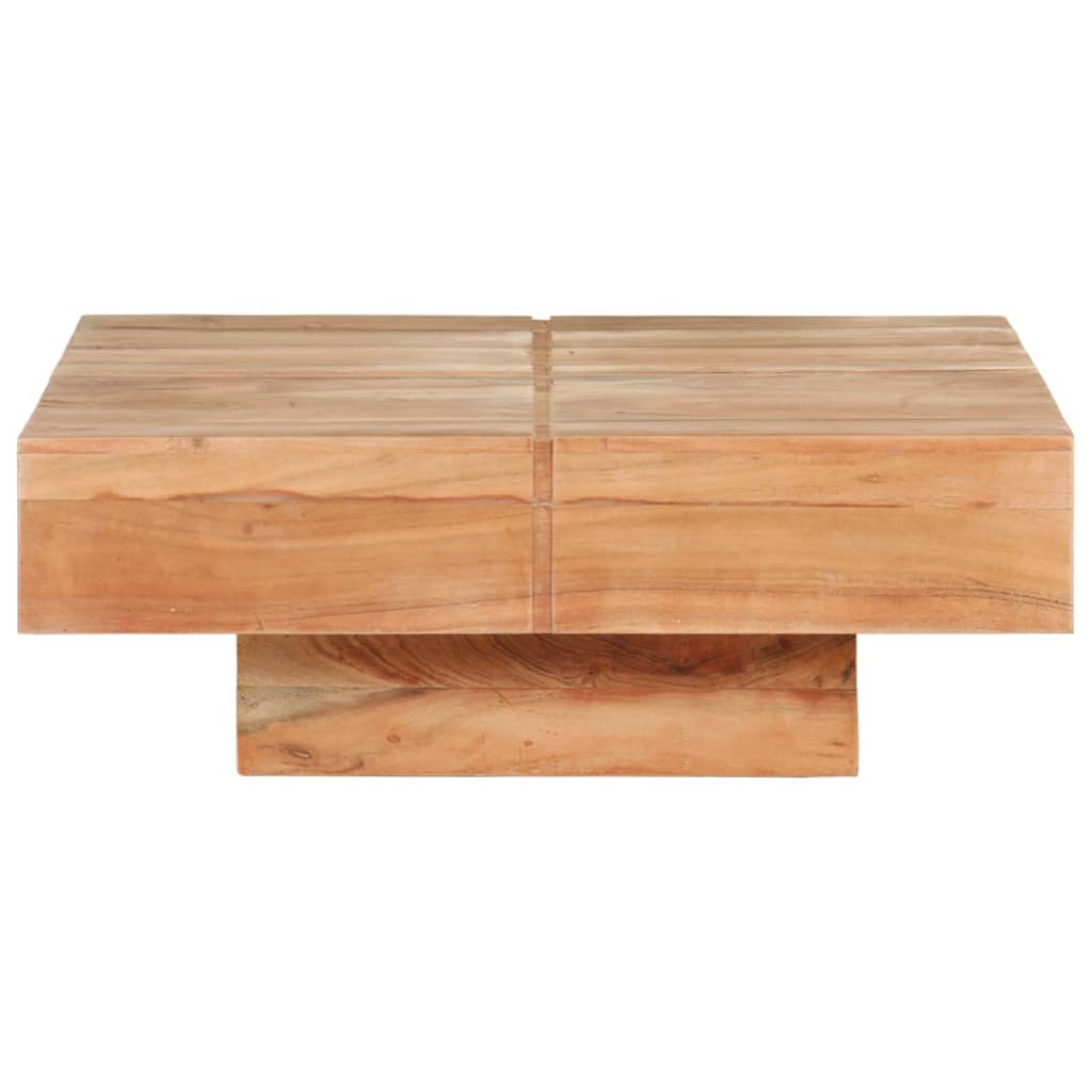 vidaXL Konferenční stolek 80 x 80 x 28 cm masivní akáciové dřevo