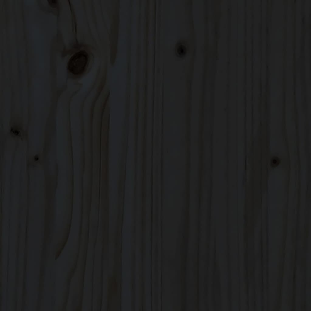 vidaXL Kompostér černý 82,5 x 82,5 x 99,5 cm masivní borové dřevo