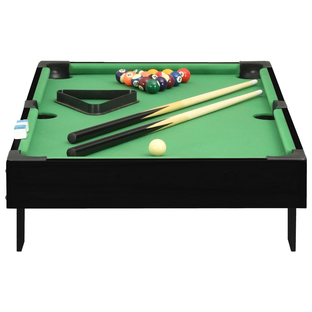 vidaXL Mini kulečníkový stůl 92 x 52 x 19 cm černý a zelený