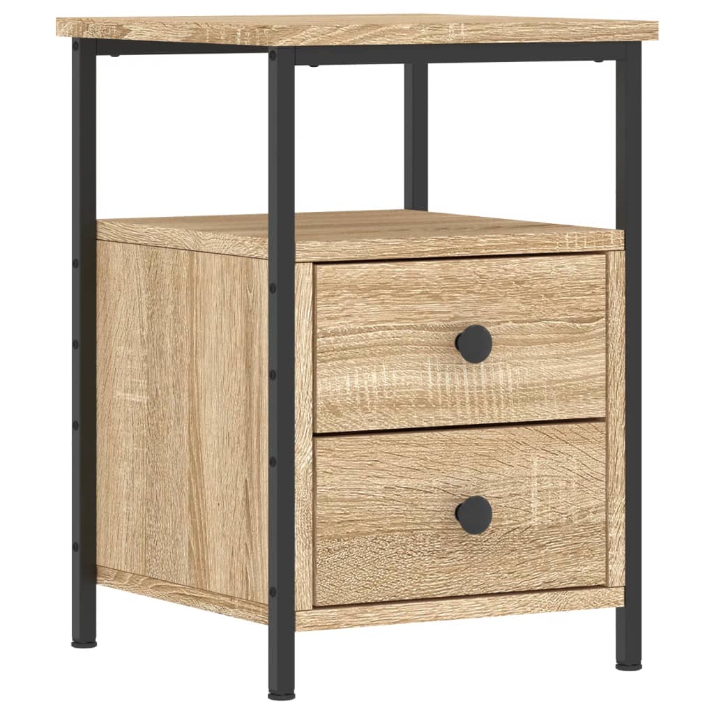 vidaXL Noční stolek dub sonoma 34 x 35,5 x 50 cm kompozitní dřevo