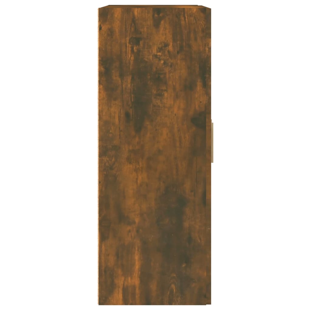vidaXL Nástěnná skříňka kouřový dub 69,5x32,5x90 cm kompozitní dřevo