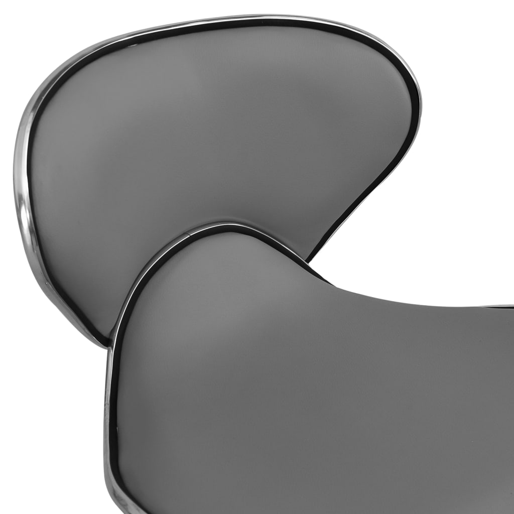 vidaXL Kosmetická stolička šedá umělá kůže