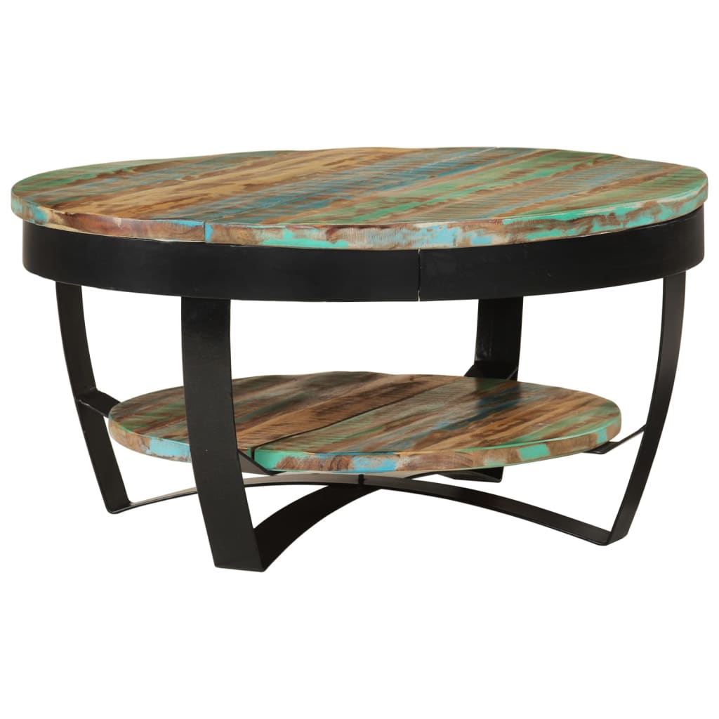 vidaXL Konferenční stolek masivní recyklované dřevo 65 x 32 cm