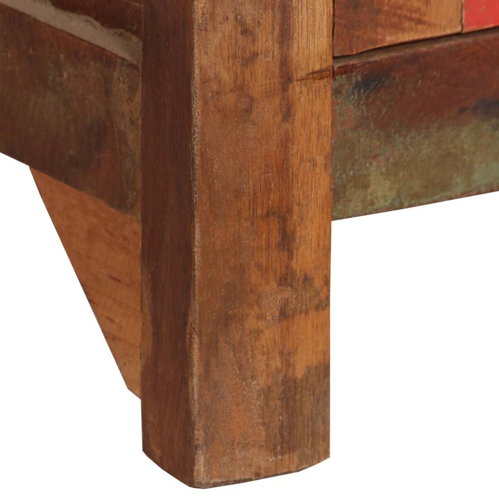 vidaXL Příborník s poličkami masivní recyklované dřevo 65x30x180 cm