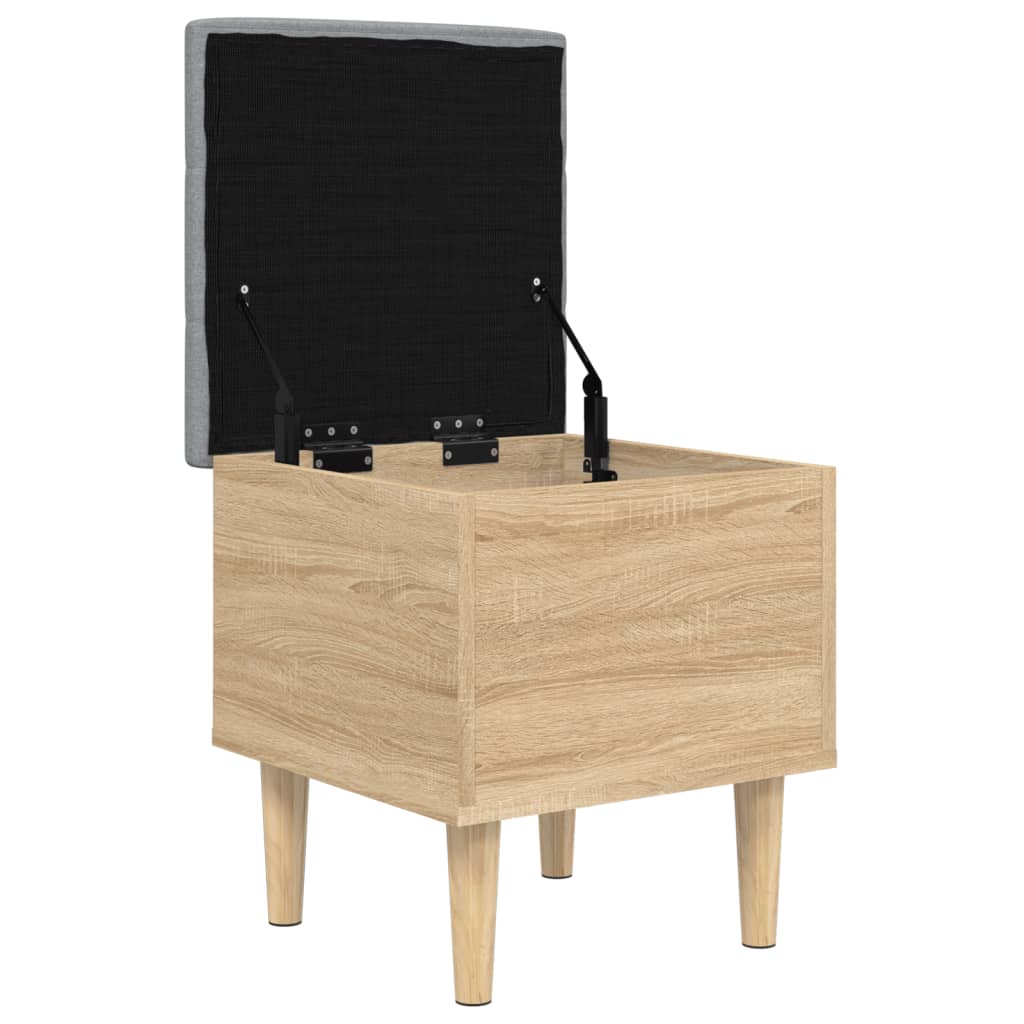 vidaXL Úložná lavice dub sonoma 42 x 42 x 46 cm kompozitní dřevo