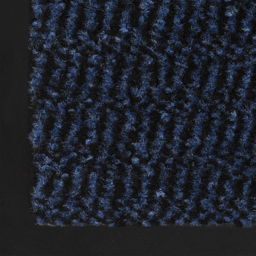 vidaXL Protiprachové obdélníkové rohožky 2ks všívané 90 x 150 cm modré