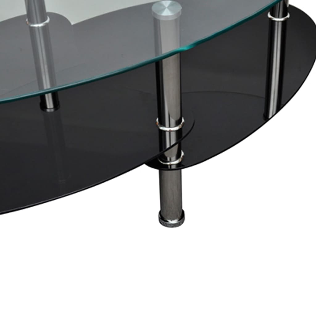 vidaXL Konferenční stolek s exkluzivním designem černý