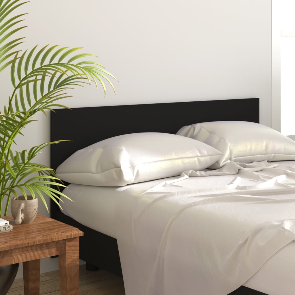 vidaXL Čelo postele černé 160 x 1,5 x 80 cm kompozitní dřevo