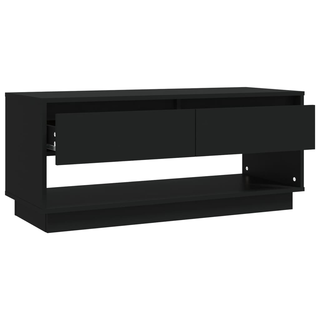 vidaXL TV stolek černý 102 x 41 x 44 cm dřevotříska