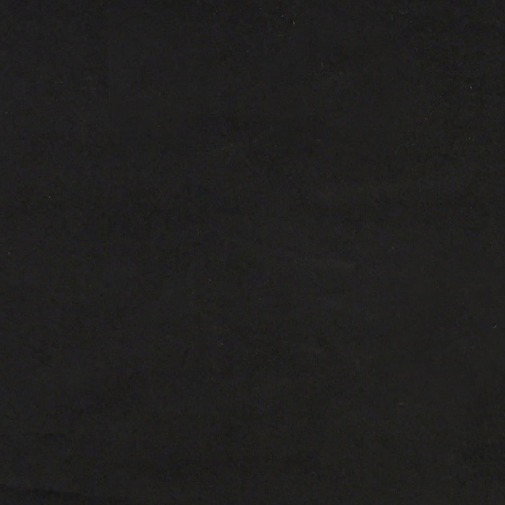 vidaXL Pohovka s polštáři 2místná černá samet