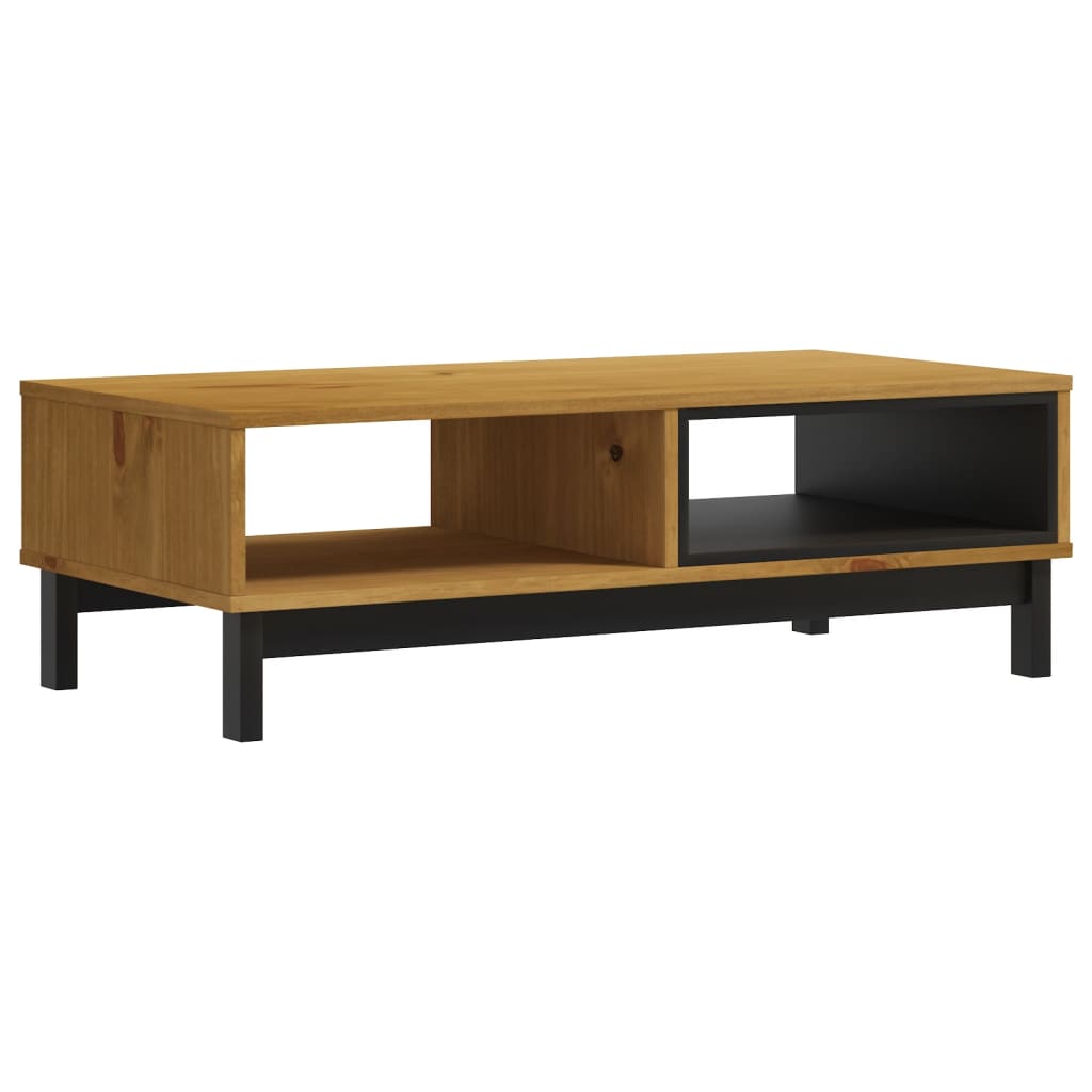 vidaXL Konferenční stolek FLAM 100 x 50 x 32,5 cm masivní borové dřevo