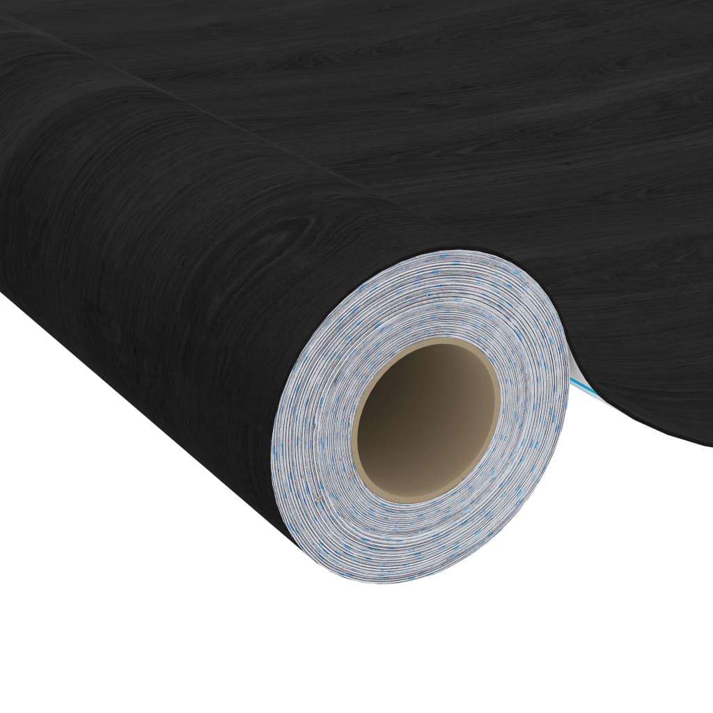 vidaXL Samolepicí tapety na nábytek 2 ks tmavé dřevo 500 x 90 cm PVC