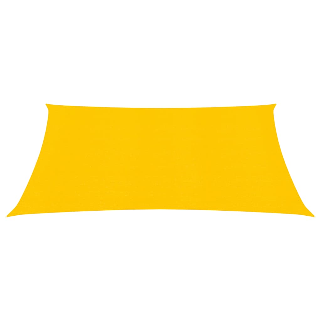 vidaXL Stínící plachta 160 g/m² žlutá 3,6 x 3,6 m HDPE