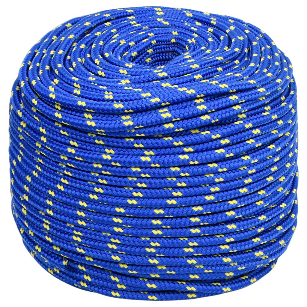 vidaXL Lodní lano modré 6 mm 250 m polypropylen