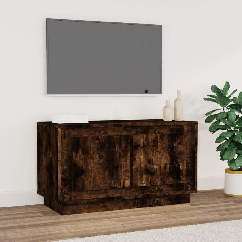 vidaXL TV skříňka kouřový dub 80 x 35 x 45 cm kompozitní dřevo