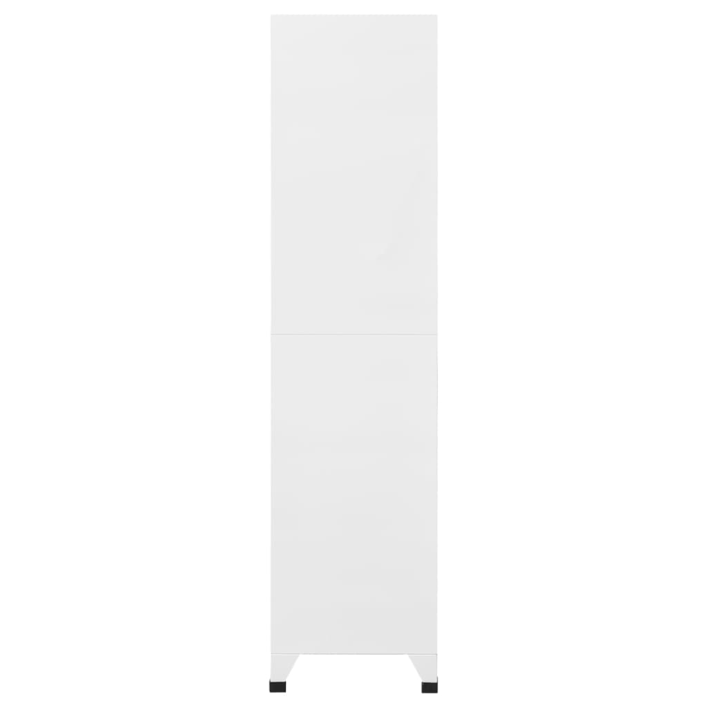 vidaXL Šatní skříňka s 9 buňkami ocel 90 x 45 x 180 cm šedá