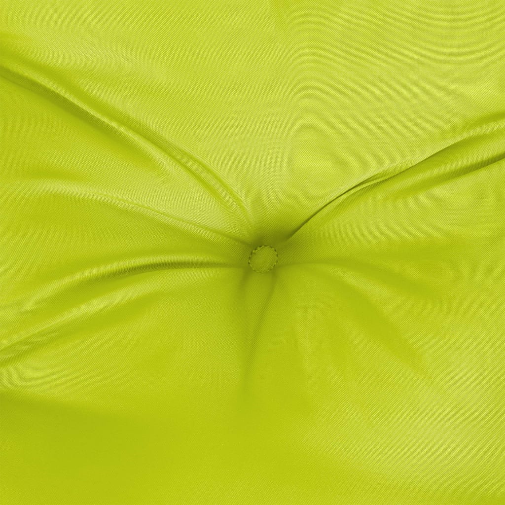 vidaXL Poduška na palety jasně zelená 60 x 60 x 12 cm textil