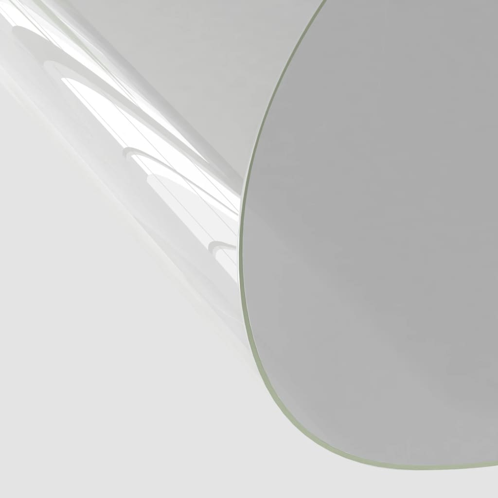 vidaXL Ochranná fólie na stůl průhledná Ø 80 cm 2 mm PVC