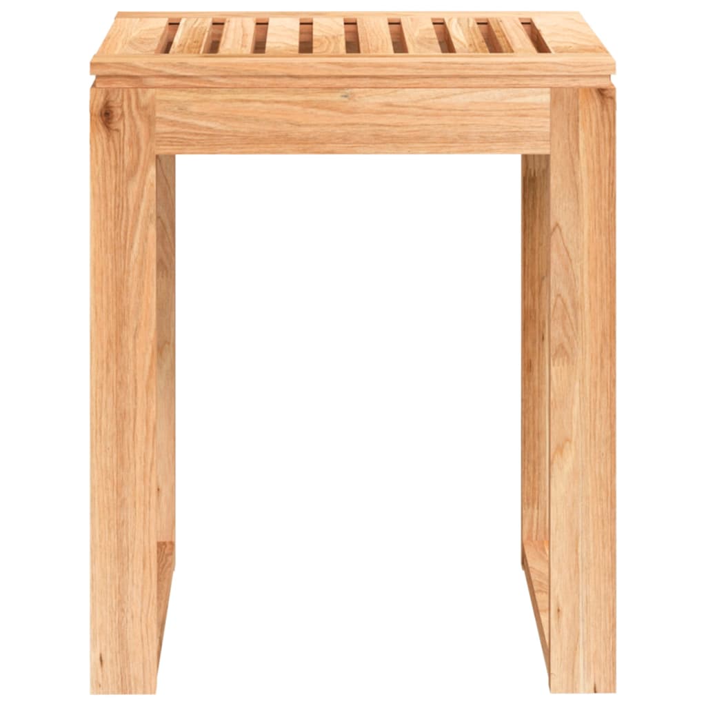 vidaXL Koupelnová stolička 40 x 30 x 46 cm masivní ořechové dřevo