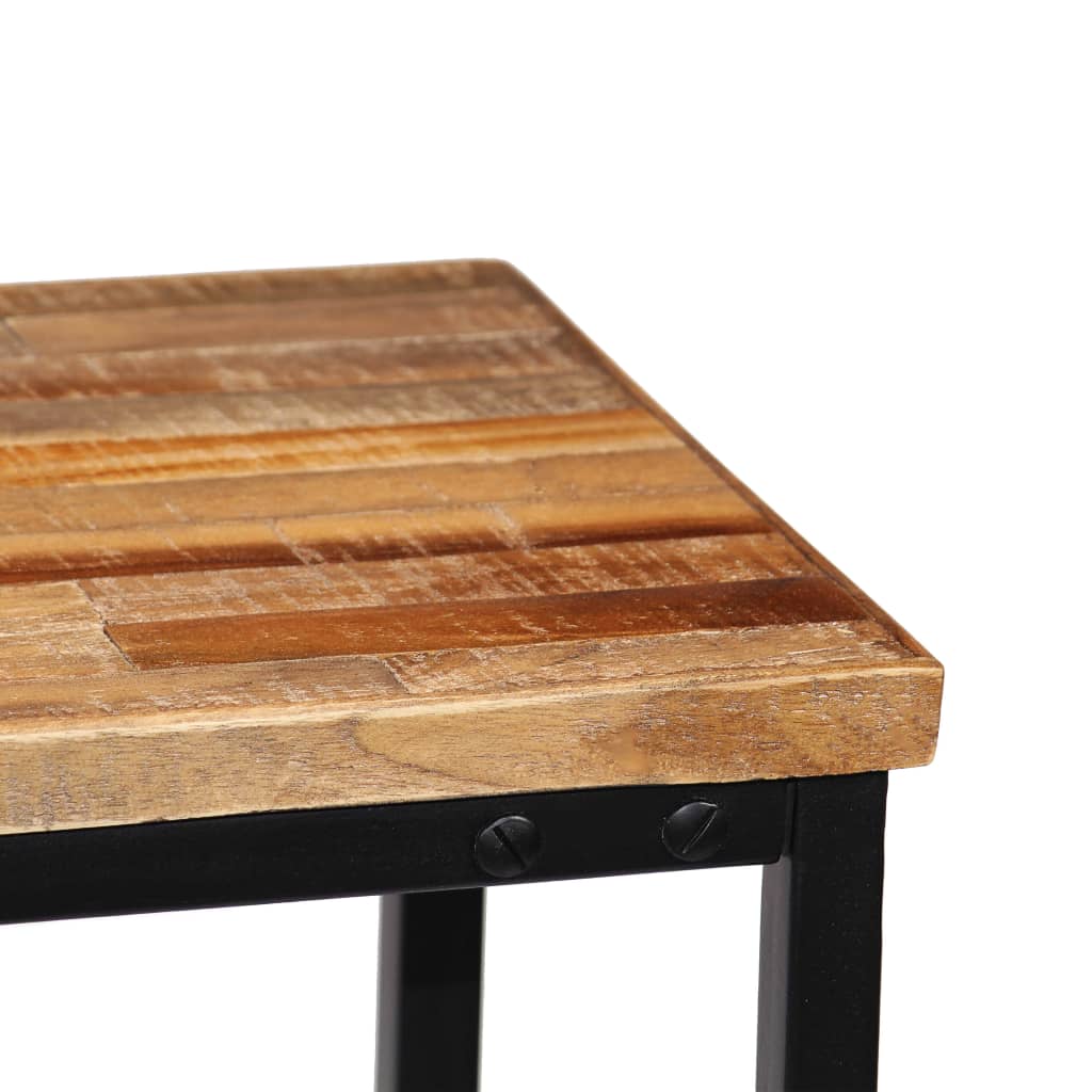 vidaXL Konzolový stolek z masivního recyklovaného teaku 90x30x76 cm
