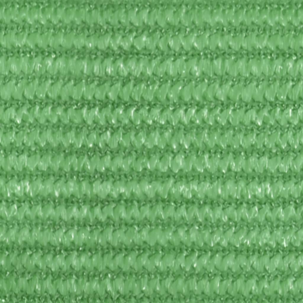 vidaXL Stínící plachta 160 g/m² světle zelená 3,6 x 3,6 x 3,6 m HDPE
