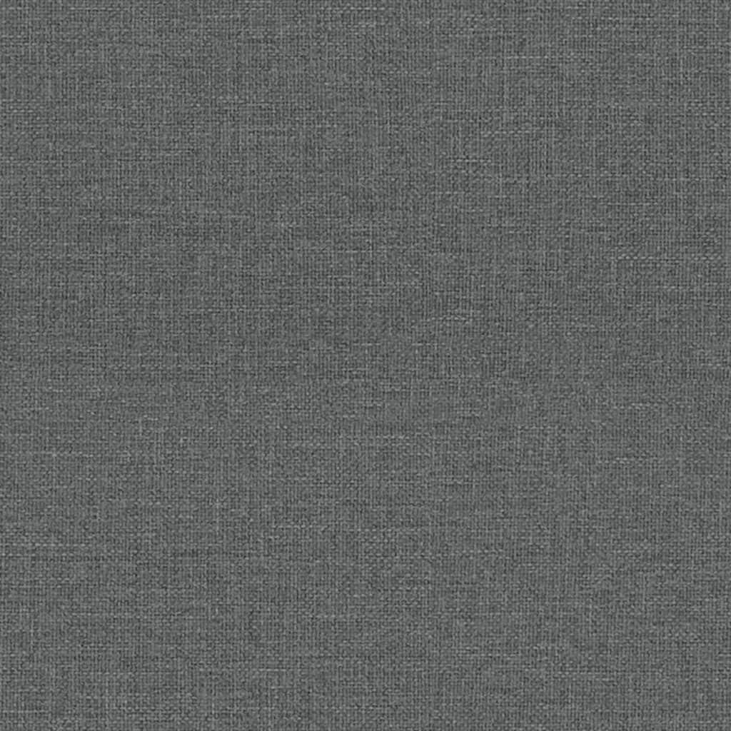 vidaXL Elektrické polohovací křeslo tmavě šedé textil