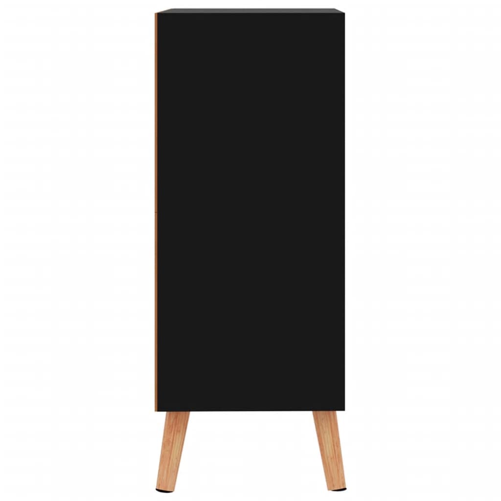 vidaXL Příborník černý s vysokým leskem 60x30x72 cm kompozitní dřevo