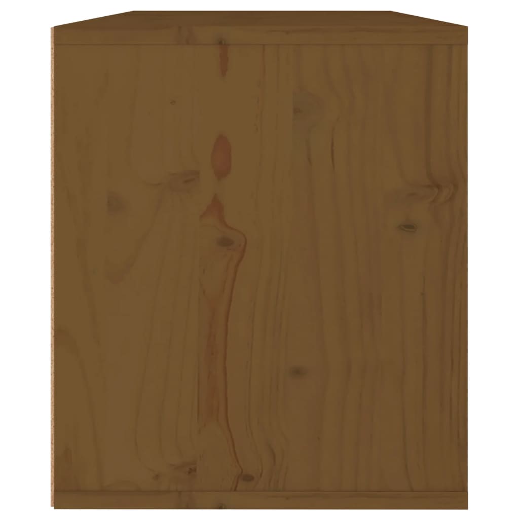 vidaXL Nástěnná skříňka medově hnědá 60 x 30 x 35 cm masivní borovice