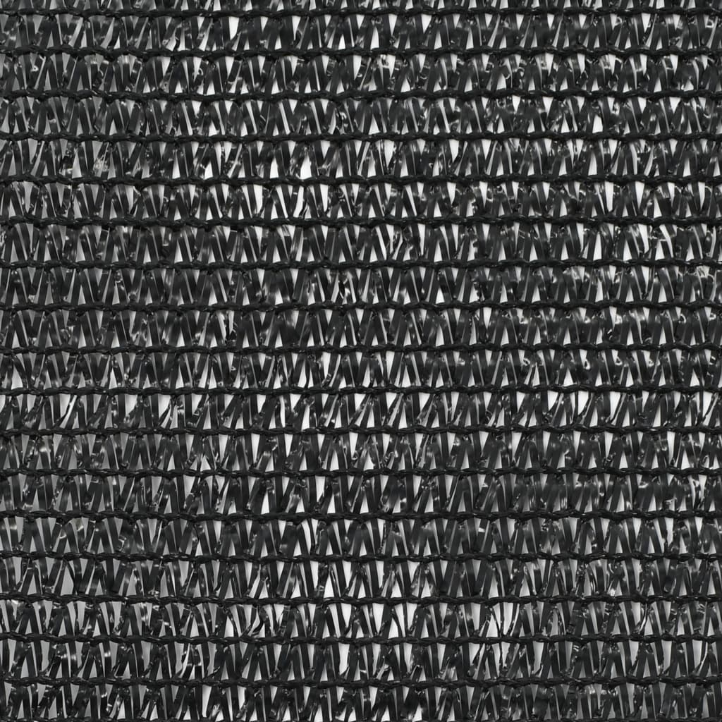 vidaXL Tenisová zástěna černá 1,6 x 100 m HDPE