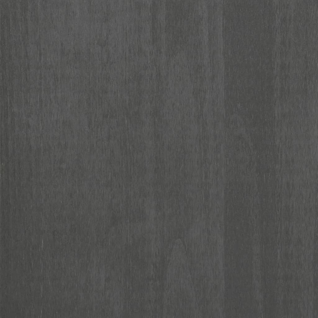 vidaXL Noční stolek HAMAR tmavě šedý 40x35x44,5 cm masivní borovice