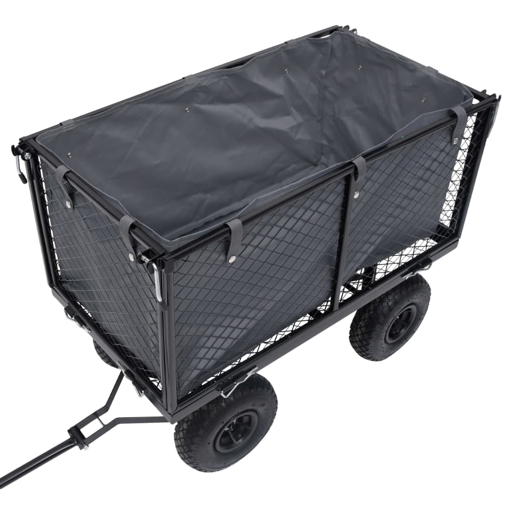 vidaXL Vložka do zahradního vozíku tmavě šedá 81 x 41 x 40 cm textil