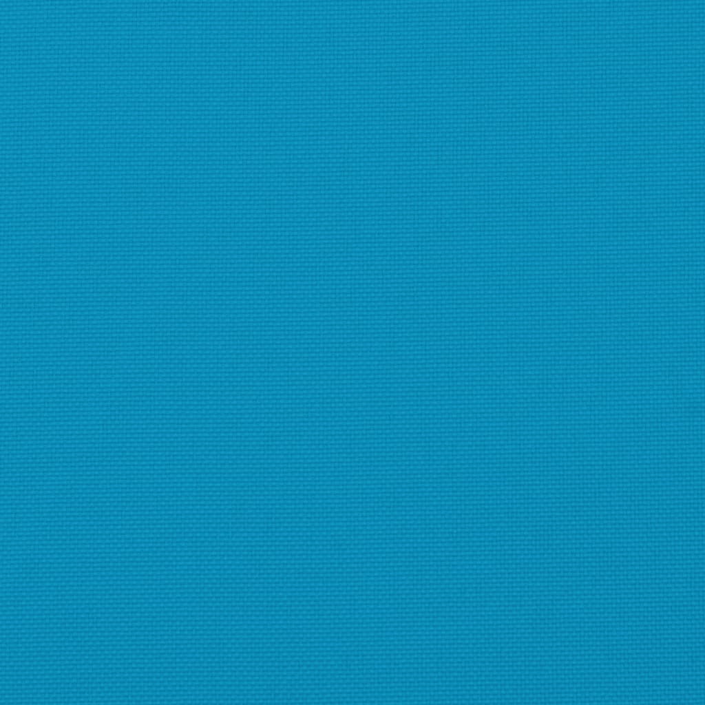 vidaXL Podušky na zahradní lavici 2 ks světle modré 180x50x7 cm