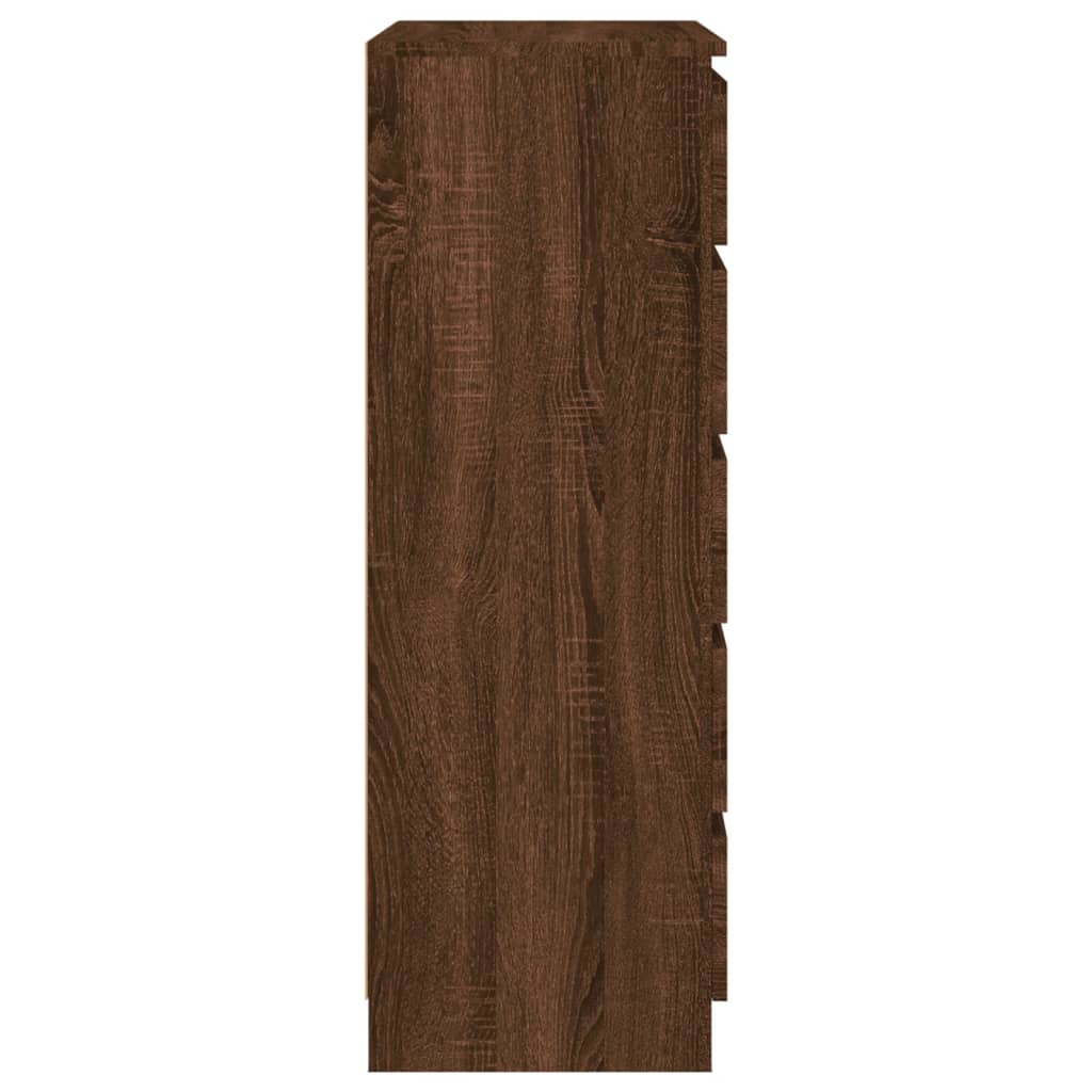 vidaXL Zásuvková skříňka hnědý dub 60 x 36 x 103 cm kompozitní dřevo