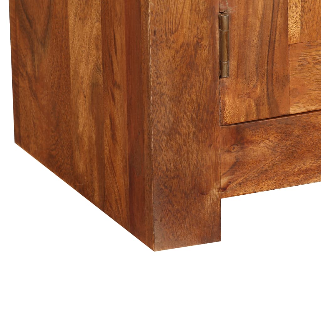vidaXL TV stolek masivní dřevo s medovým povrchem 120 x 30 x 40 cm