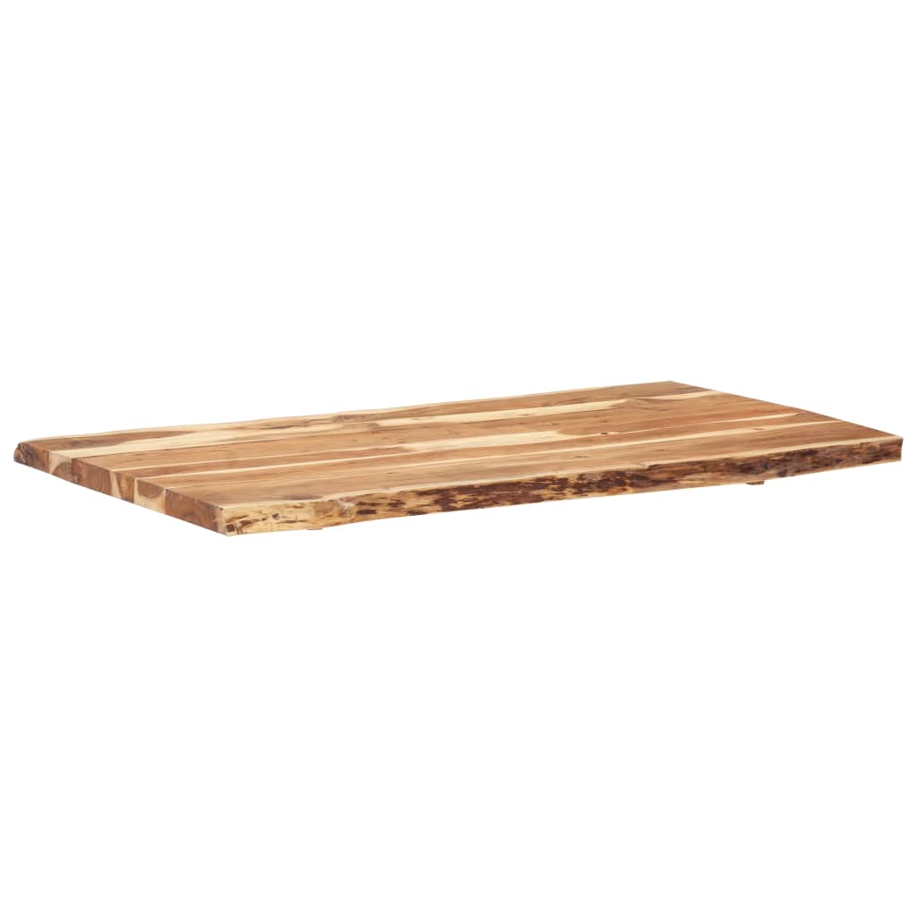vidaXL Stolní deska masivní akáciové dřevo 118 x (50–60) x 3,8 cm