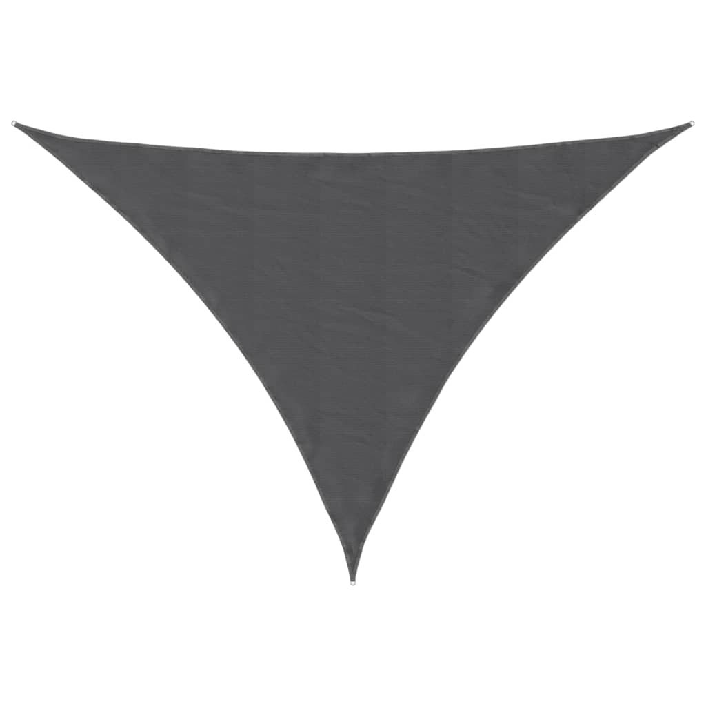 vidaXL Stínící plachta oxford trojúhelníková 2,5x2,5x3,5 m antracitová