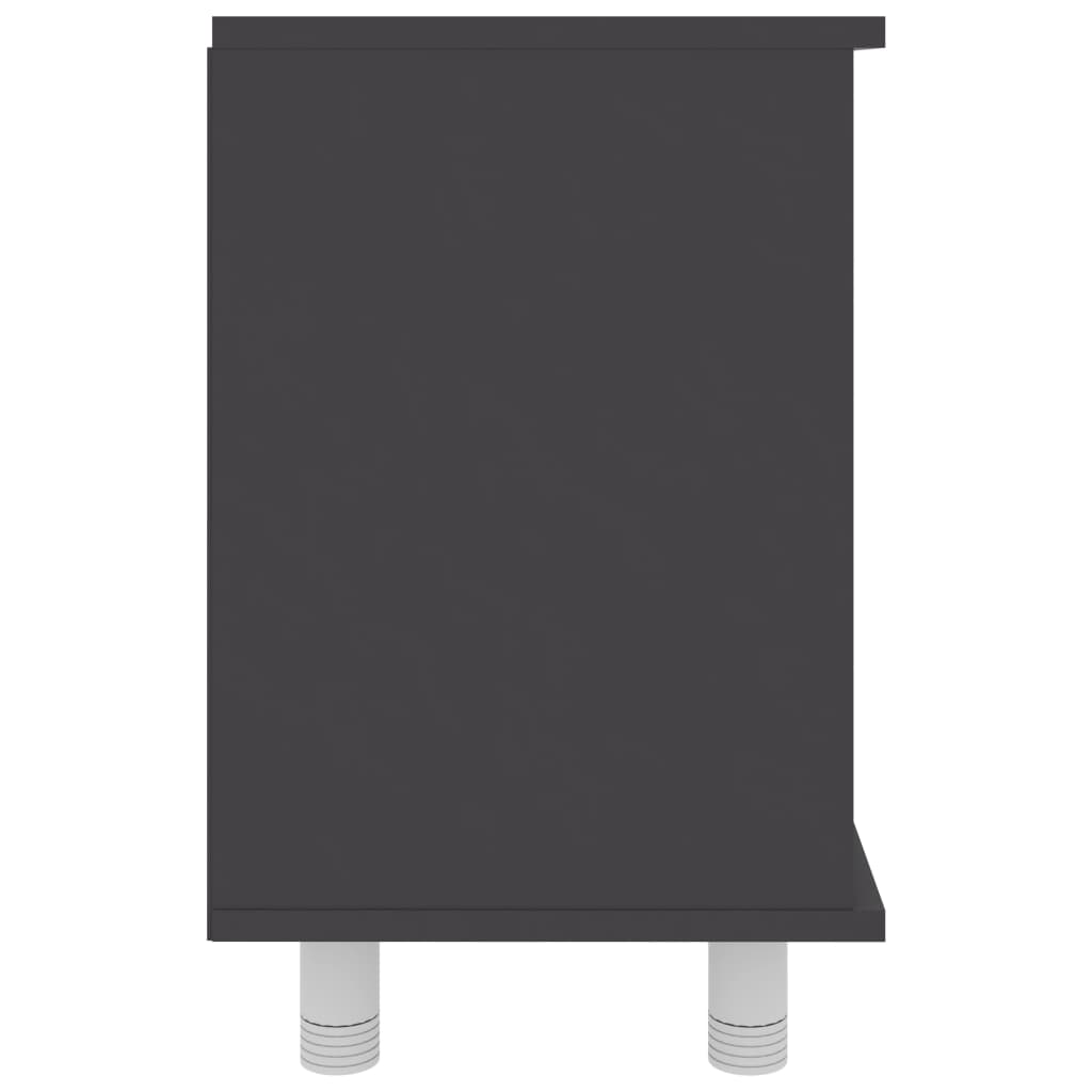 vidaXL Koupelnová skříňka šedá 60 x 32 x 53,5 cm dřevotříska