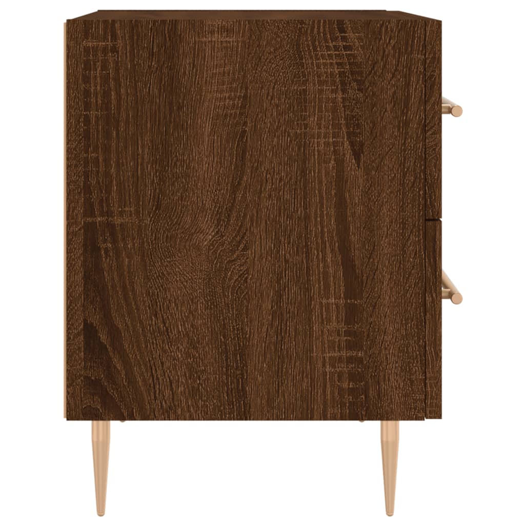 vidaXL Noční stolky 2 ks hnědý dub 40 x 35 x 47,5 cm kompozitní dřevo
