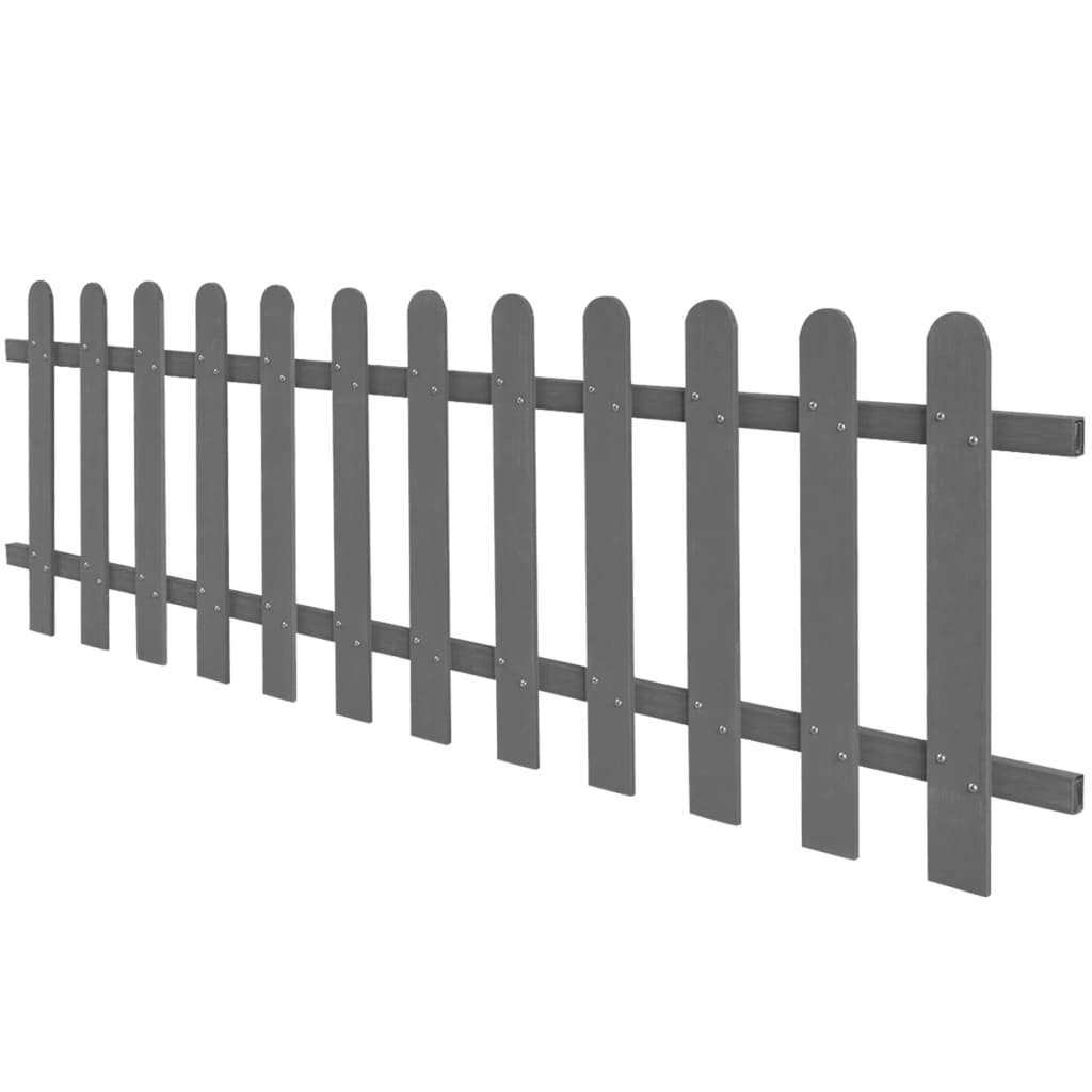 vidaXL Laťkový plot WPC 200 x 60 cm