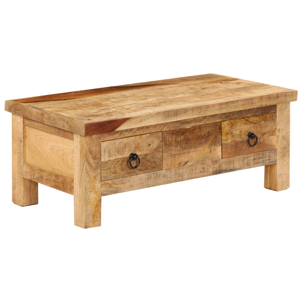 vidaXL Konferenční stolek 90 x 45 x 35 cm masivní mangovníkové dřevo