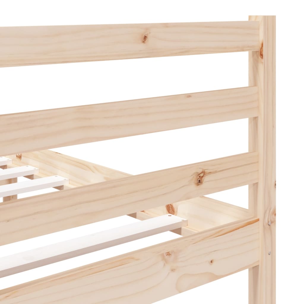 vidaXL Rám postele 120 x 190 cm Small Double masivní dřevo