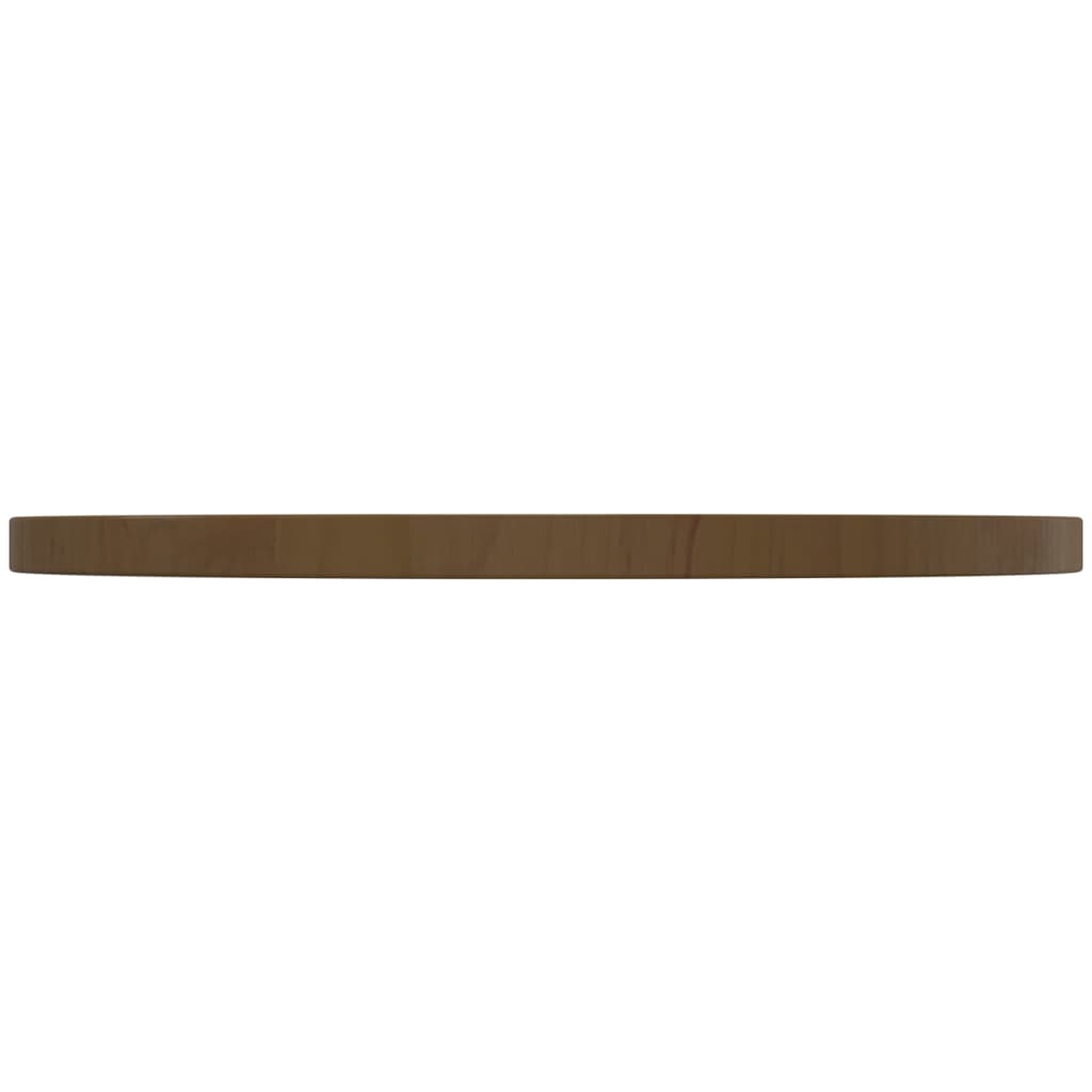 vidaXL Stolní deska hnědá Ø 50 x 2,5 cm masivní borové dřevo