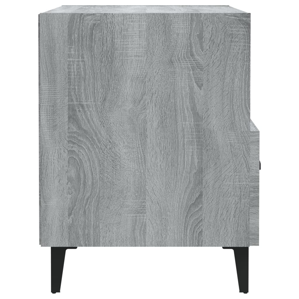 vidaXL Noční stolek šedý sonoma kompozitní dřevo