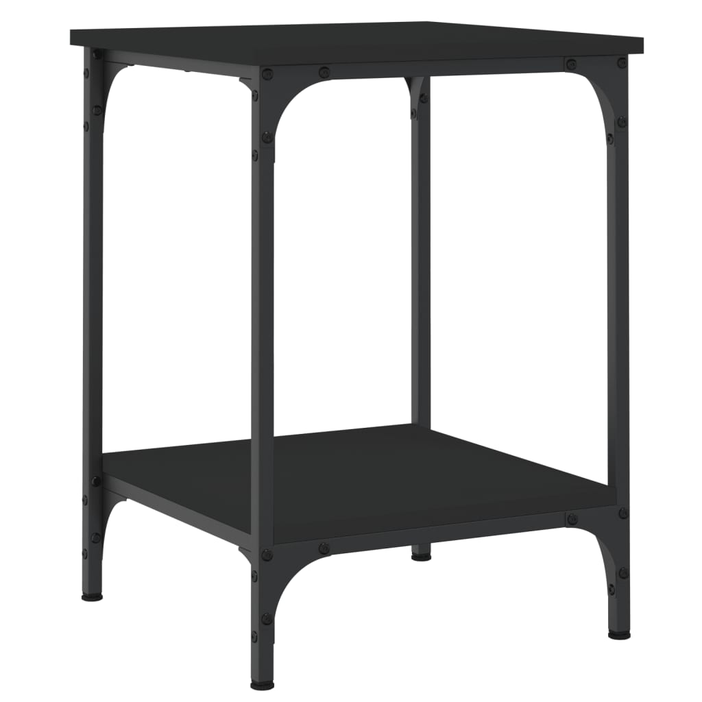 vidaXL Konferenční stolek černý 40 x 40 x 55 cm kompozitní dřevo