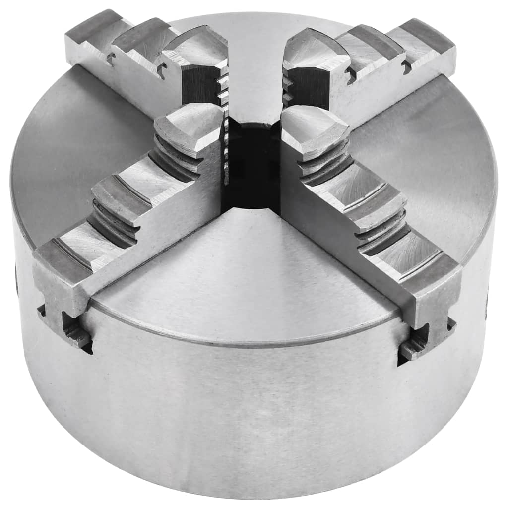 vidaXL 4čelisťové samostředící sklíčidlo soustruh 125 mm ocel