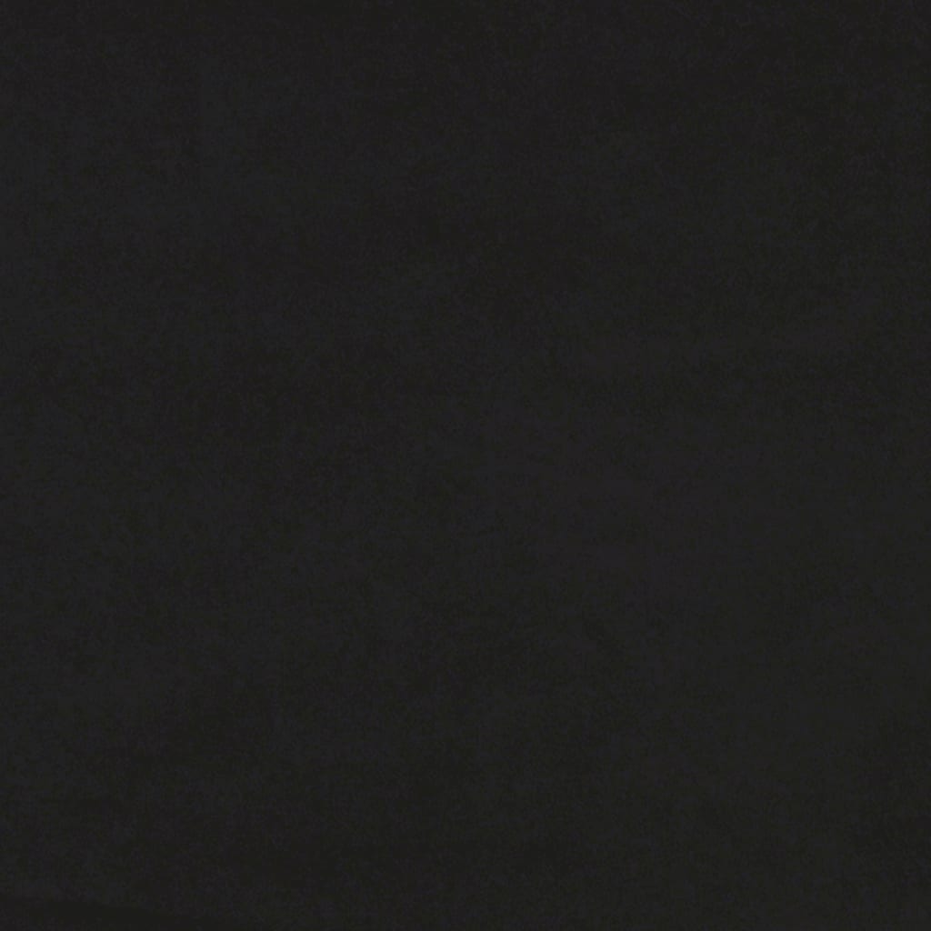 vidaXL Válenda s přistýlkou černá 90 x 190 cm samet
