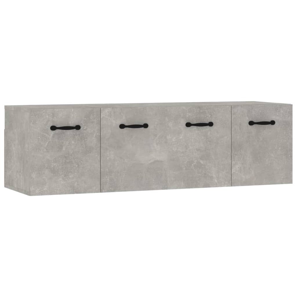 vidaXL Nástěnné skříňky 2 ks betonově šedé 80 x 35 x 36,5 cm kompozit